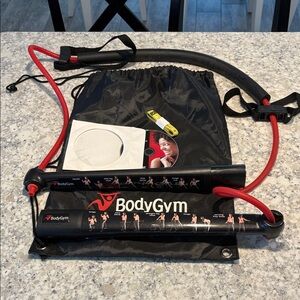 Body Gym (Official) Strength and Resistance Band Home Gym, Like New!
